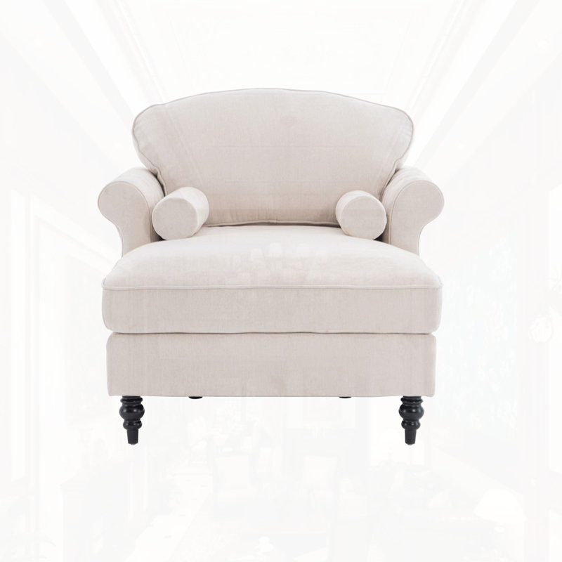Chaise longue surdimensionnée d'intérieur, Beige