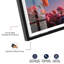 Décoration murale bord de mer Twilight Hydrangeas I Shadowbox Print par Notoriart, cadre noir, H 31 po x l 25 po-131151844-131151847