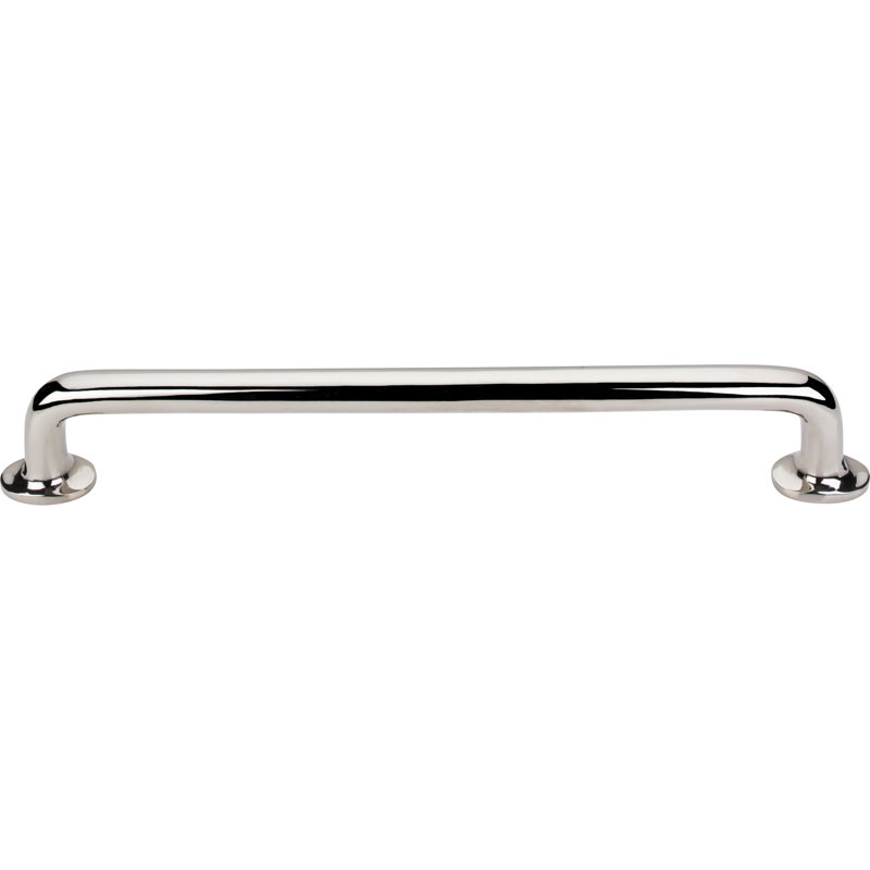 Aspen II Rounded Appliance pull, 18" Center to Center, Polished Nickel