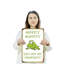Enseigne en plastique Hippity Hoppity Get Off My Property 13 po x 20 po-119524512