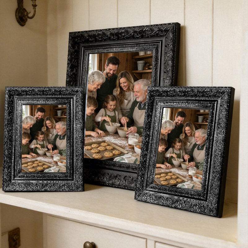 Cadre photo 8 "x 10" noir 1PC pour mémoire de voyage, Black, 1, 8" W x 10" H
