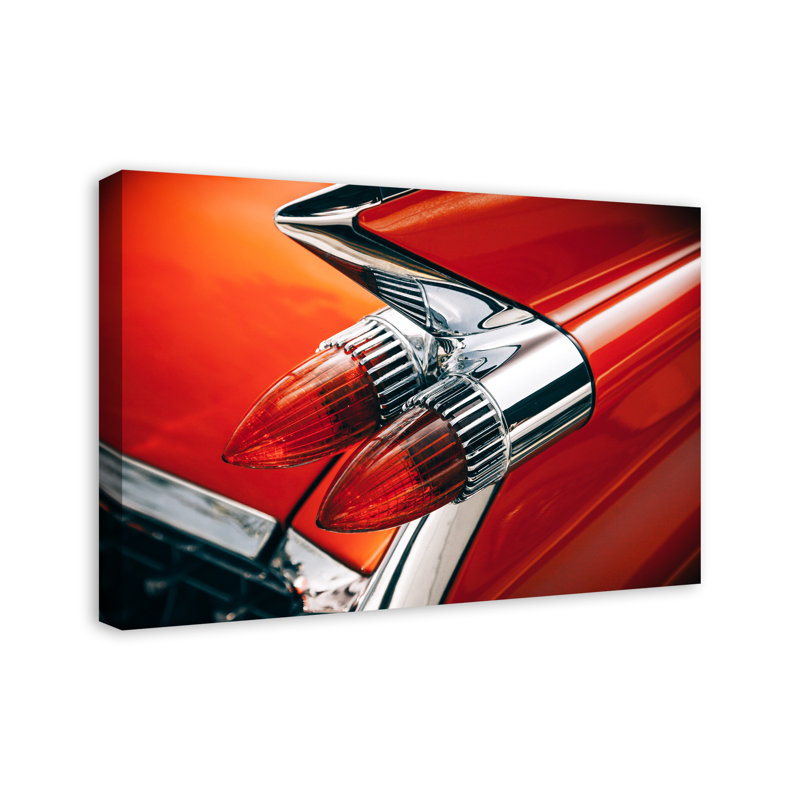 «Car with Vintage Light», reproduction de photo sur toile