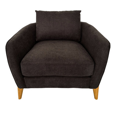 Fauteuil de lecture confortable, couleur neutre, style décontracté, grande liberté de mouvement, 1 place, faible encombrement
