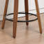 Tabourets de bar pivotants en bois et en similicuir Xaviera (ensemble de 2)-2126964618-2126964617-2128588733