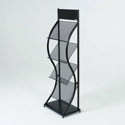 Metal Free Standing Magazine Rack