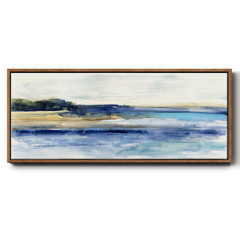 Indigo Bay- Framed Canvas
