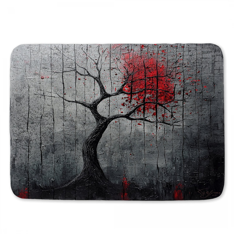 Tapis de bain Lonely Tree, L 34 po x l 21 po