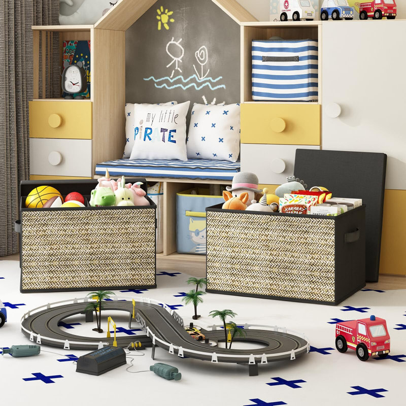 Ebern Designs Deonne Fabric Shelf Divider