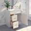 Ensemble de meuble-lavabo avec tiroirs de salle de bain et base de lavabo 30 po-98901912