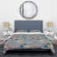 Blue/Green/Red Microfiber Duvet Cover Set-2023826604