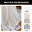 Paire de rideaux semi-transparents en polyester avec passe-tringle Joe -187810587-187810586