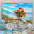 Toile naturelle avec cadre flottant