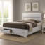 Lit Cevy, tiroirs de pied de lit avec accents scintillants-117559524