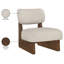 Fauteuil d'appoint en cuir Vetra Lystra-121555199-121555202