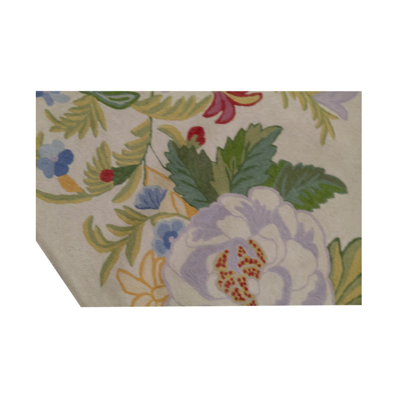 Wool Floral Area Rug