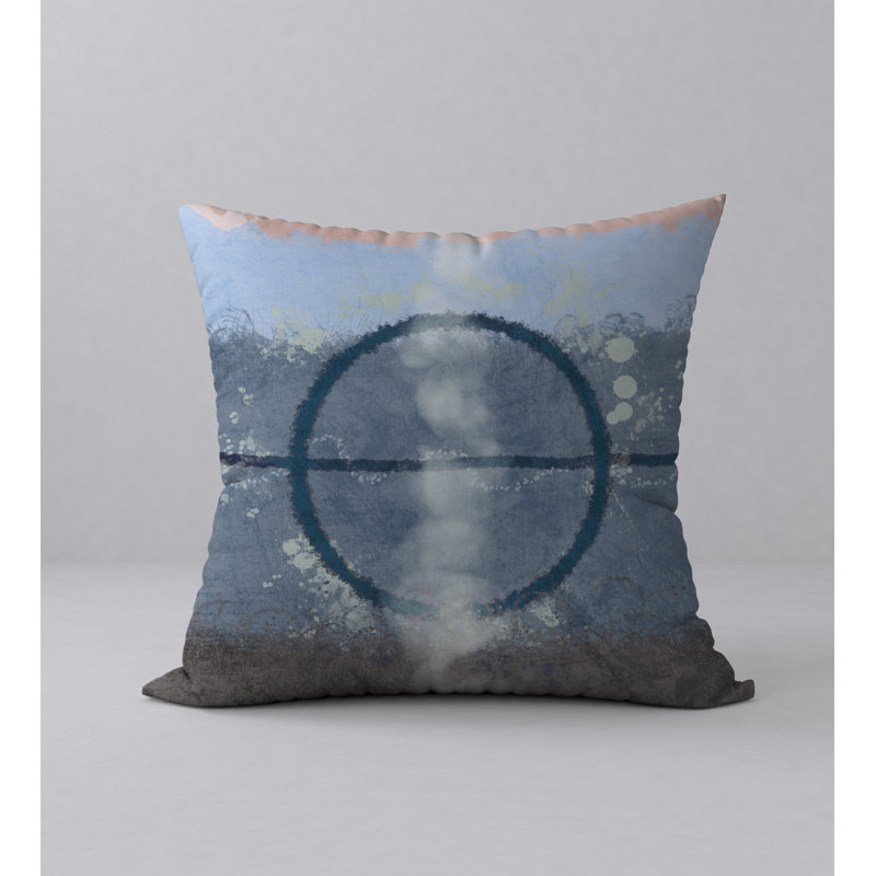 Housse de coussin carrée bilet insert, H 24 po x l 24 po