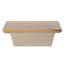Plat de cuisson en grès de 2 pintes 10 po x 8,5 po avec couvercle en bois d'acacia Gibson Elite-122305095