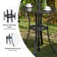 Ensemble de bar en osier avec tabourets Denysse-454994403