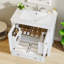 Meuble-lavabo autoportant avec cadre en bois massif 30 po avec lavabo et organisateur de porte-66773590-63681523