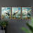 Aviary Study  Series  XXXVII  -Set Of 3 Framed Giclee Prints -Ready to Hang-107257523-107257521