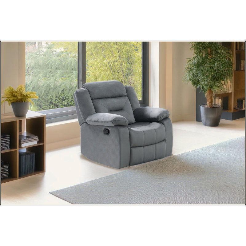 Luxueux fauteuil inclinable en velours pour une détente ultime et un rehaussement de style
