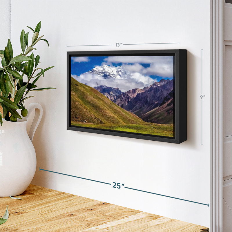 «Cloudy Aconcagua», reproduction sur toile, H 9 po x l 13 po