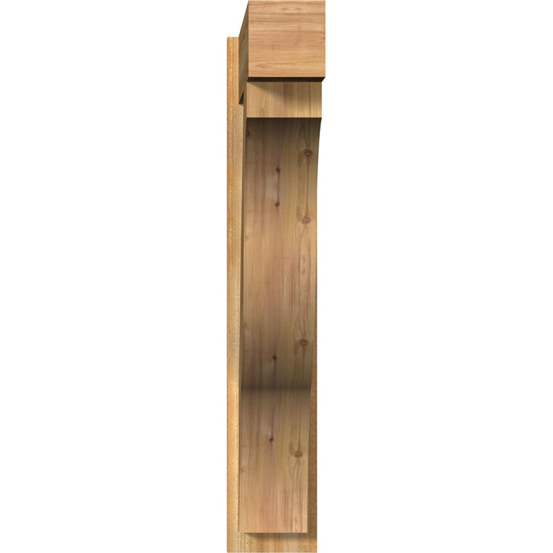 Jeu de blocs Funston, Cèdre rouge de l'Ouest de 8 po (sciage brut), P 38 po x H 46 po