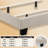 Winston Porter Fabric Upholstered Bed Frame with Adjustable Headboard-1037224320-1021784455