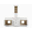 Meuble-lavabo double 90 po avec comptoir Disar-116989405