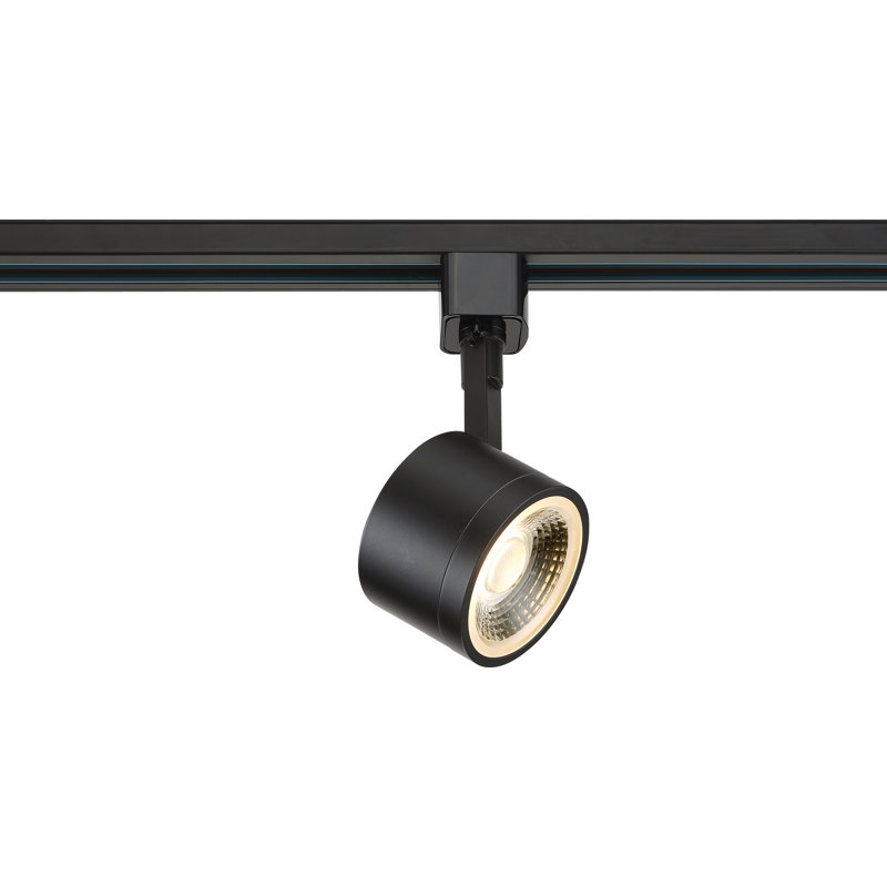 Black Adjustable LED Track Head Light