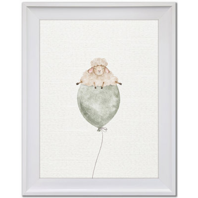 Sheep Balloon 1 Canvas Wall Art