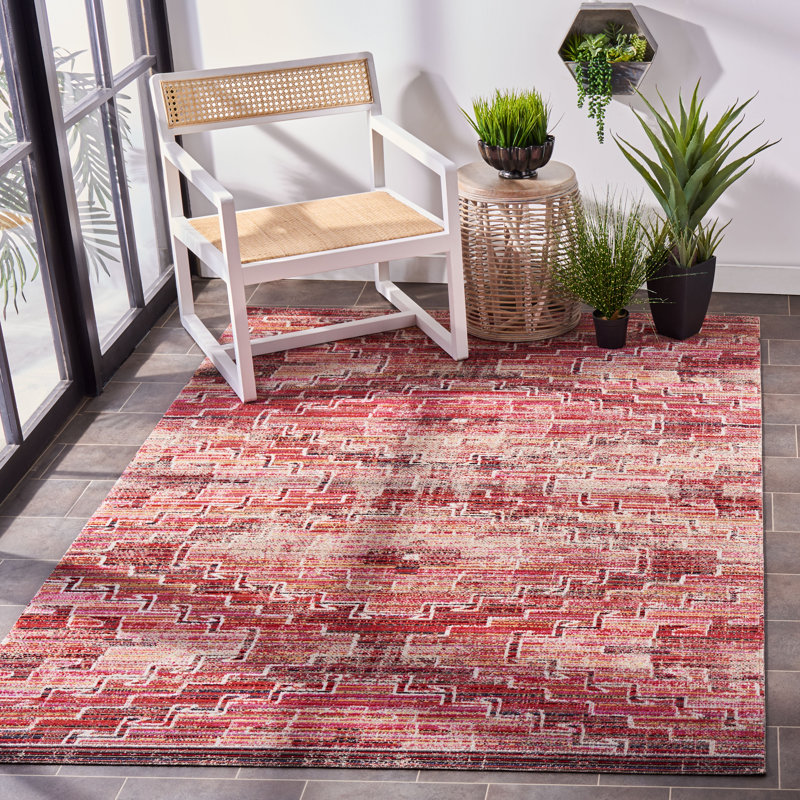 Nola 200 Performance Southwestern Indoor/Outdoor Area Rug, Rectangle 9' x 12'