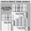 20-Piece Luxury Cotton Towel Set | Soft, Cosy Family Bale Set with 2 Bath, 2 Hand, 16 Face Towels for Ultimate Comfort-120825228