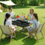 119.9cm Rectangular Adjustable Folding Table