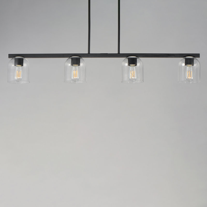Luminaire suspendu Scoop-Linear, Noir