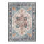 Tapis performance d'intérieur bleu / orange Astra, lavable à la machine, avec envers antidérapant-129917717