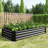 631Ft Metal Raised Garden Bed In Black, Ideal For Outdoor Plants, Vegetables, And Flowers, Corrugated Iron, Supports Soil Drainage Well Rectangle Planter Garden, Suitable Flowers With - Rust Coating,-1389654666-1389654664