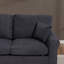 2 Seater Linen Blend Sofa Bed-660268128