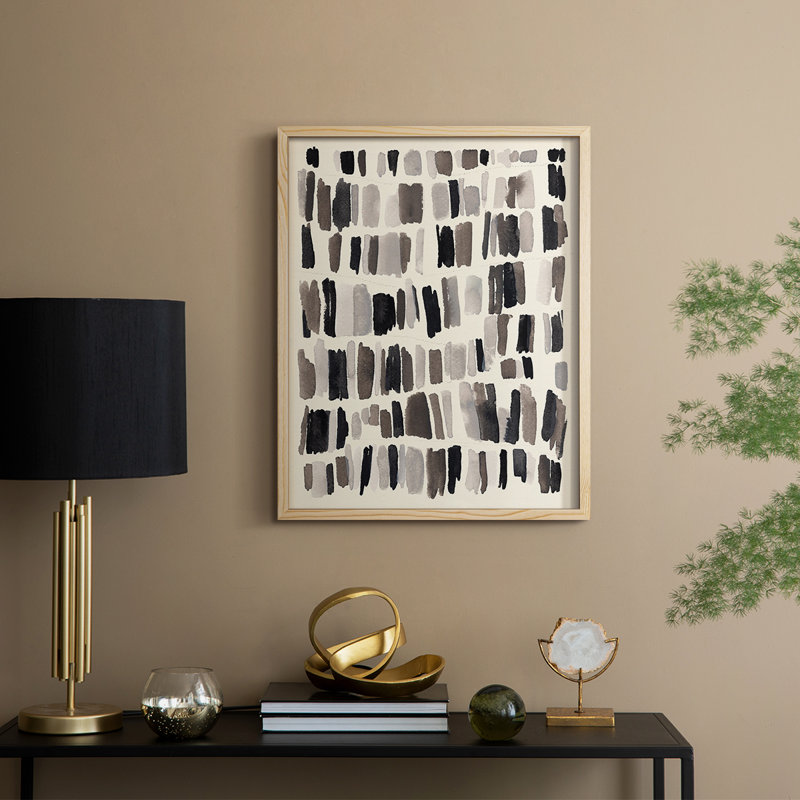 Chalk and Flint II Framed Print - Solid Wood, H 11 po x l 9 po