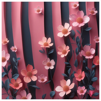Pink Floral Arrangement Double Sided Throw Pillows