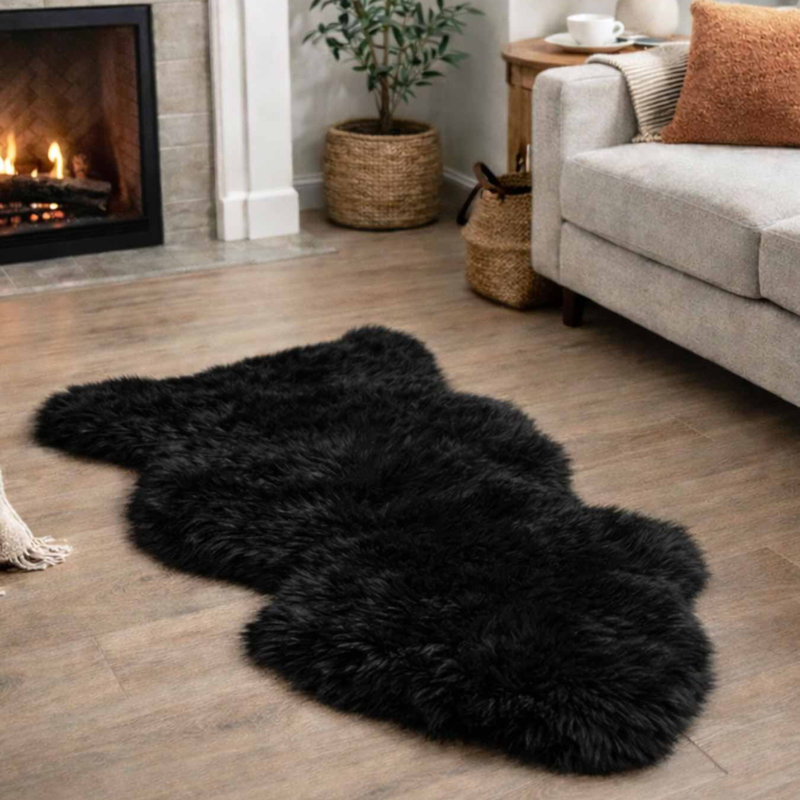 Tapis intérieur / extérieur noir New Zealand
