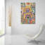 «Stripes 2» par Cheryl Warrick, art mural en verre acrylique-2009797876