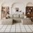 107" Modern Modular Sectional Couch with Lounge Chaise & Ottoman, Plush Corduroy U Shaped Boneless Sectional Sofa with Back Cushion, No Assembly Required, Oversized Compression Couch for Living Room, Apartment-583777607-583777611