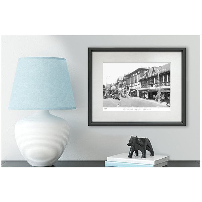 Chesterfield, Holywell Street C1960 - Single Picture Frame Print, 45cm H x 60cm W x 2.3cm D