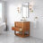 Tessa 30 In. Mango Wood Carrara White Marble Countertop Bath Vanity with Satin Gold Faucet