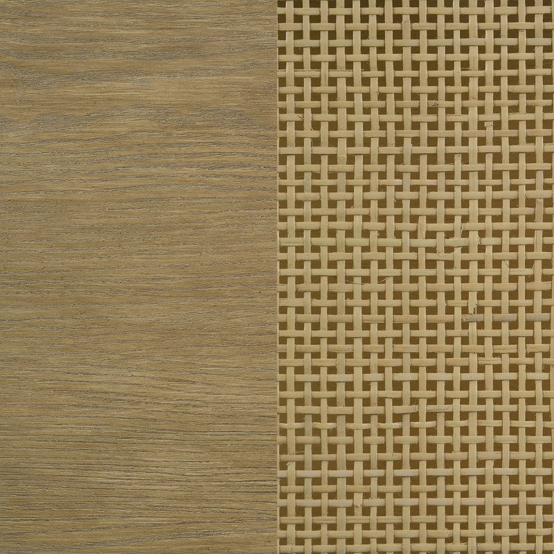 Table basse ronde avec plateau de rangement Benson, Sable