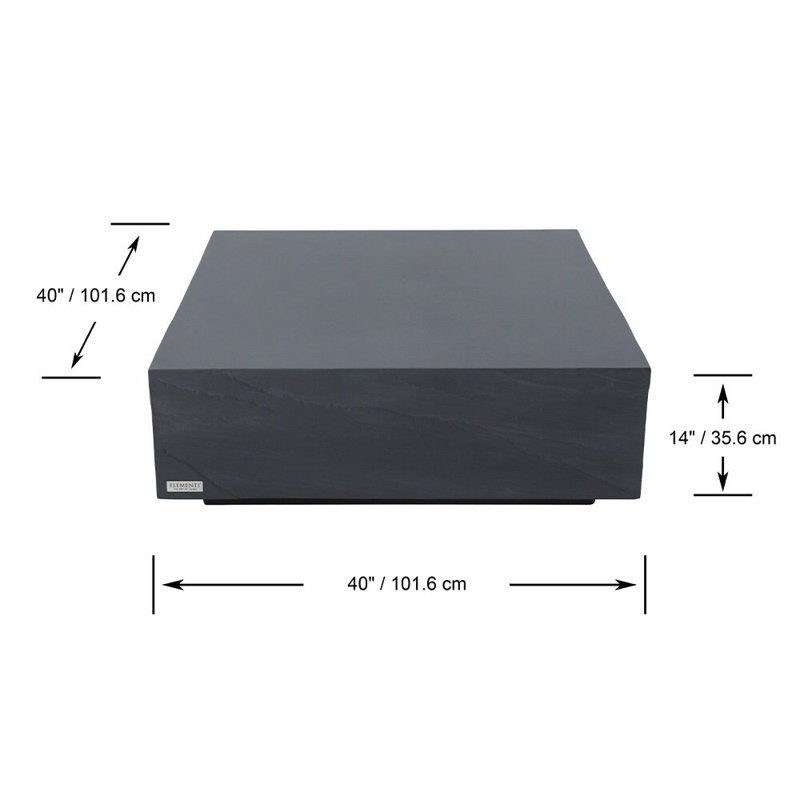 Table basse en béton