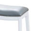 Tabouret de bar durable avec siège en cuir reconstitué de qualité supérieure, structure en bois franc massif et design élégant pour les cuisines et les bars modernes