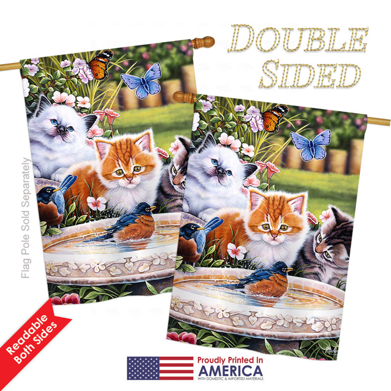 Double Sided Polyester House Flag, 40" H x 28" W
