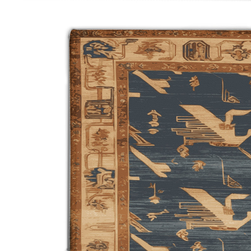 Tapis intérieur et extérieur ArtDeco, Rectangulaire 8 pi x 10 pi